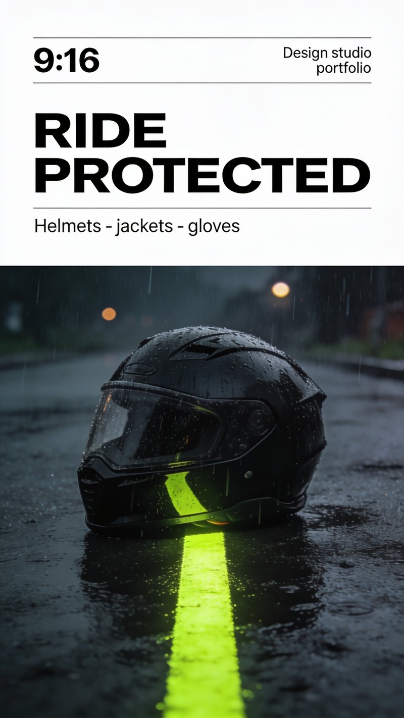 Motorcycle gear on display