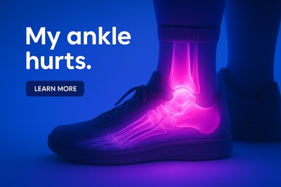 Neon Ankle Glow: A Captivating Visual Representation