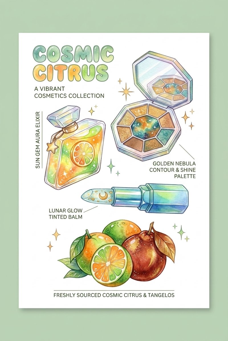 Cosmic Citrus Cosmetics Collection