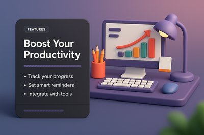 3D Web Design for Office Productivity Enhancement
