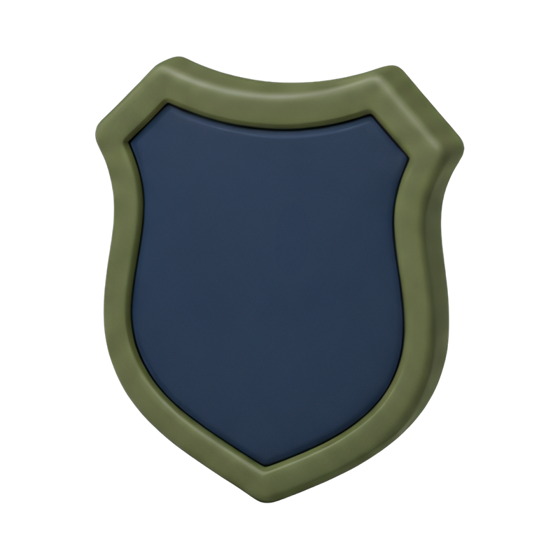 blank unit patch shield design