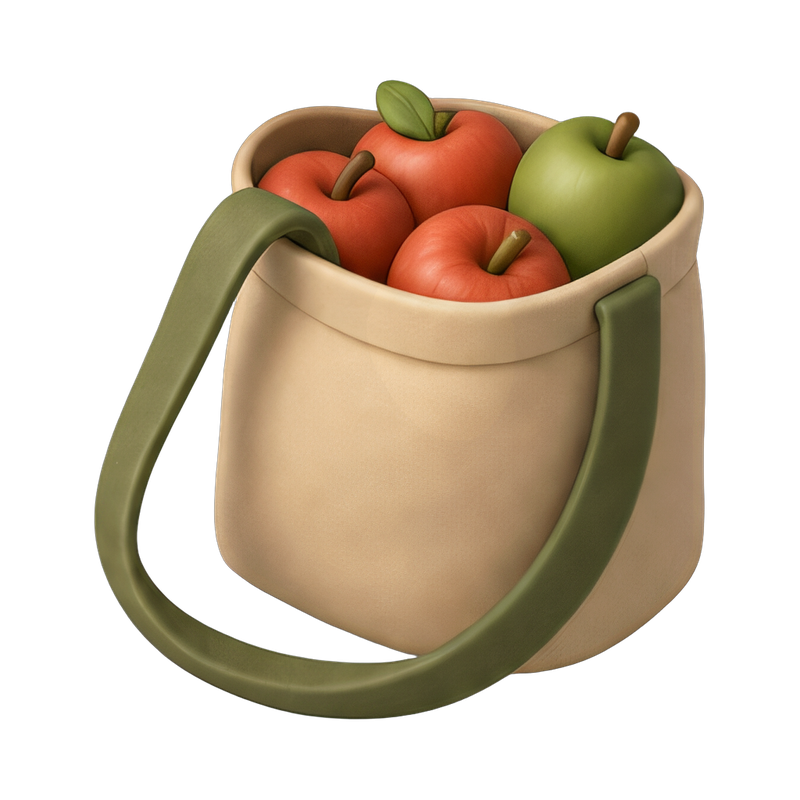 Canvas orchard picking bag