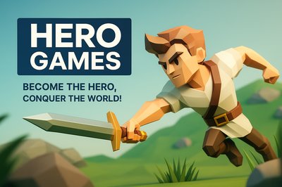 Dynamic 3D Visualization of Hero Games Concept