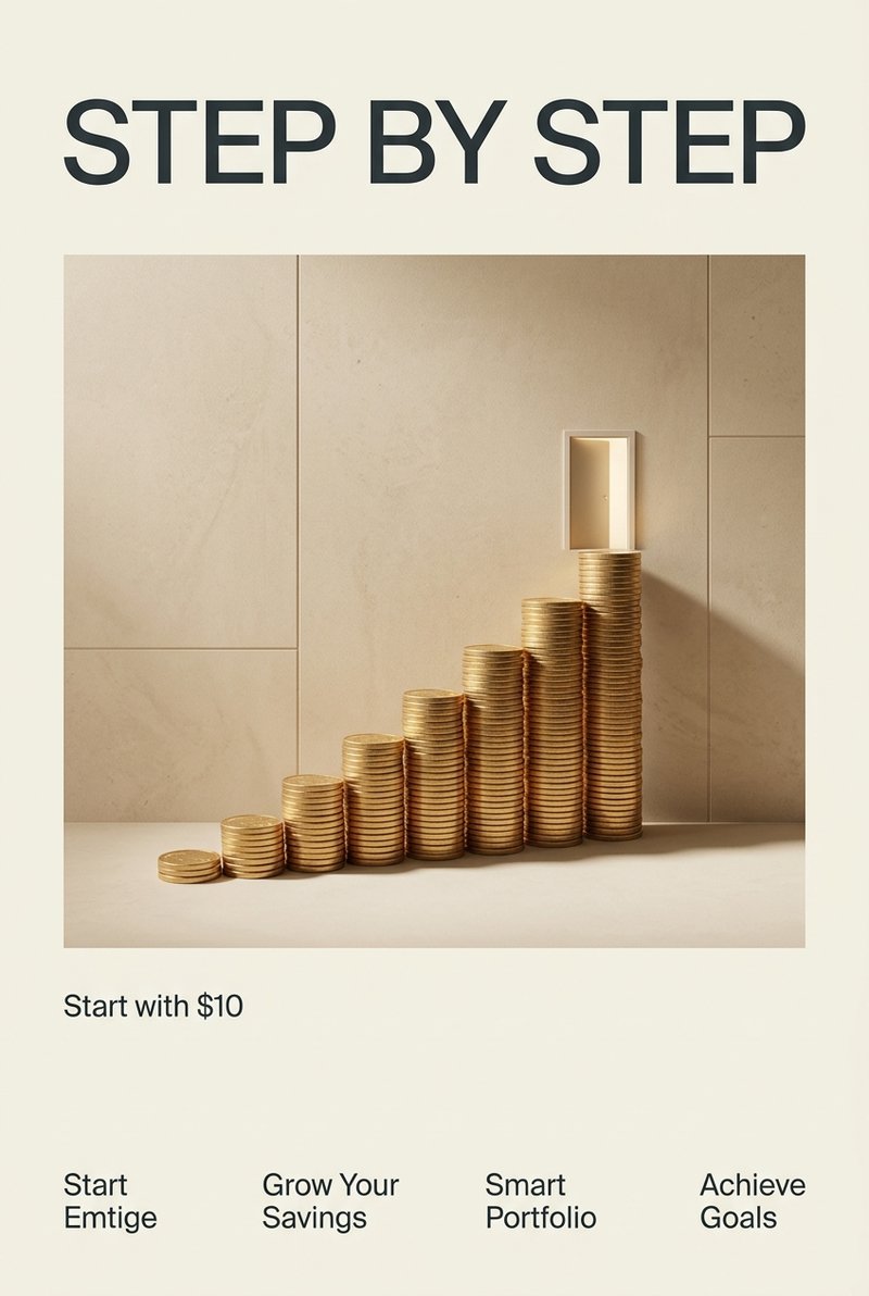 coins on staircase