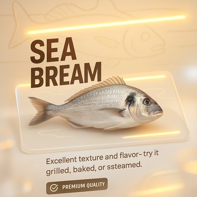 Stylish LinkedIn Slide Featuring Sea Bream Design