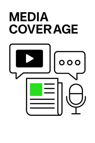 Media Coverage Visual Representation with Icons and Text