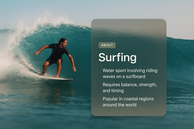 Bright Surfing Design with Informative Block