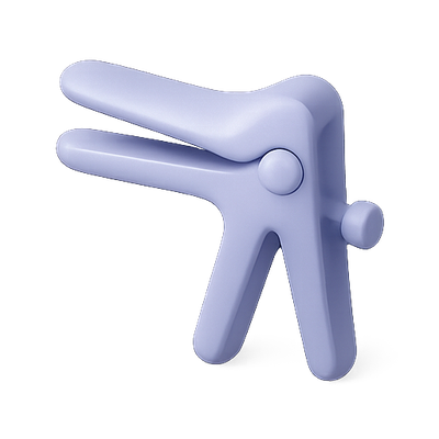Stylized Clip in Soft Purple Color
