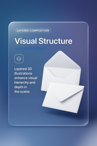 Mockup of White Envelopes for Branding and Identity Design