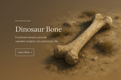Dinosaur Bone - Insights into Prehistoric Life