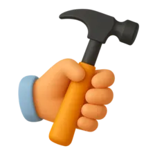 After: "Change the tool to hammer"