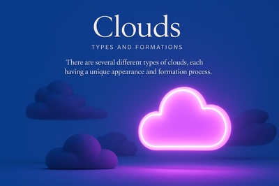 Fluorescent Shadow Composition with Clouds