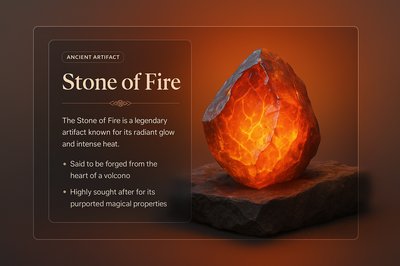 Stone of Fire: A Legendary Ancient Artifact