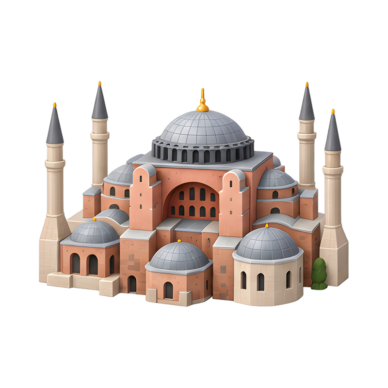 Hagia Sophia with Minarets