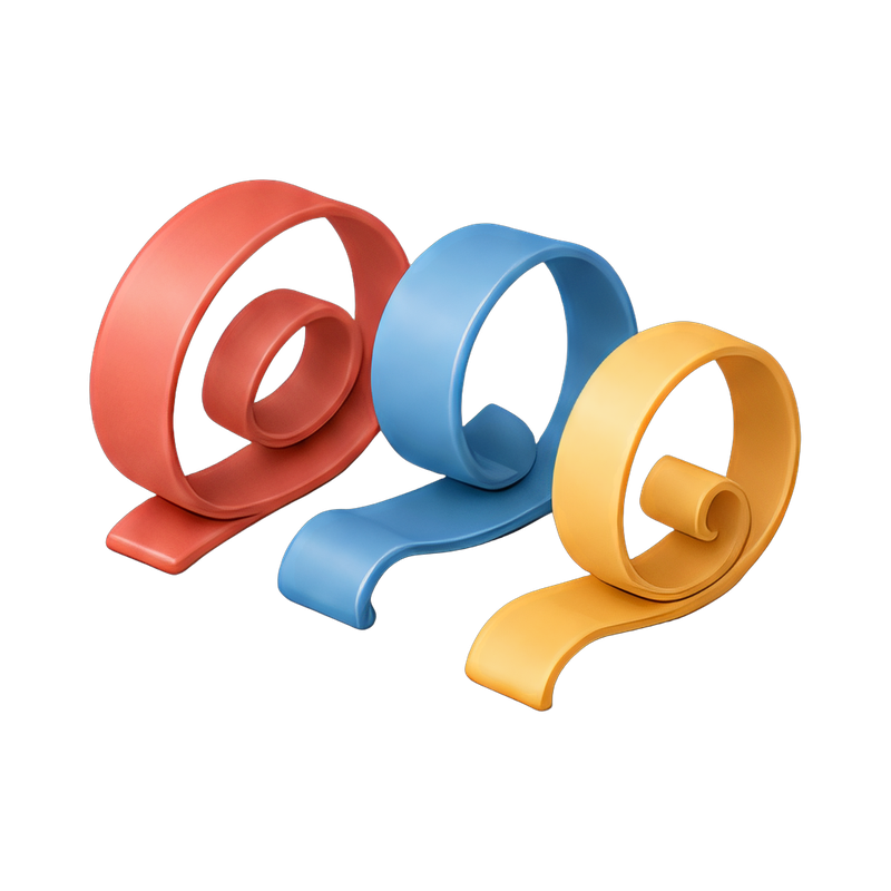 colorful coiled paper streamers