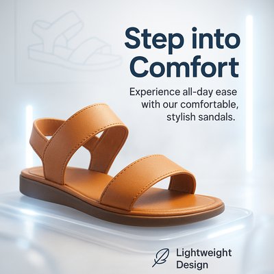 Stylish Sandal Product Showcase with Modern Design