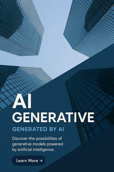 Reflective Skyscrapers Showcasing AI Generative Design