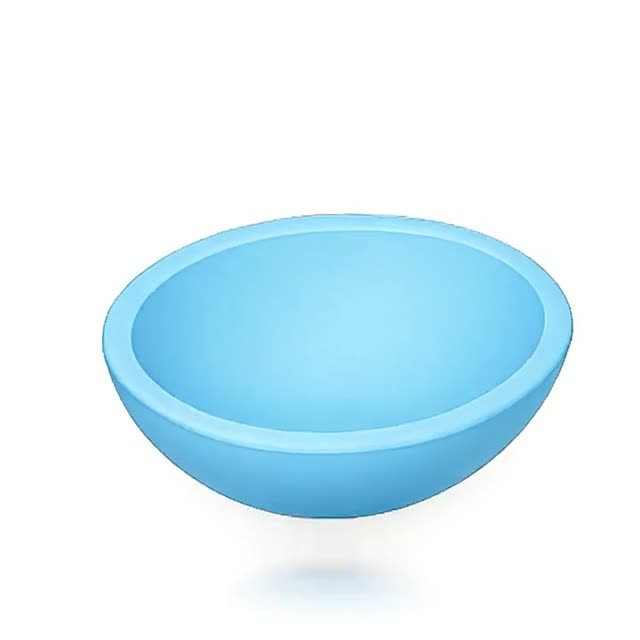 Blue Bowls in Various Angles Displayed