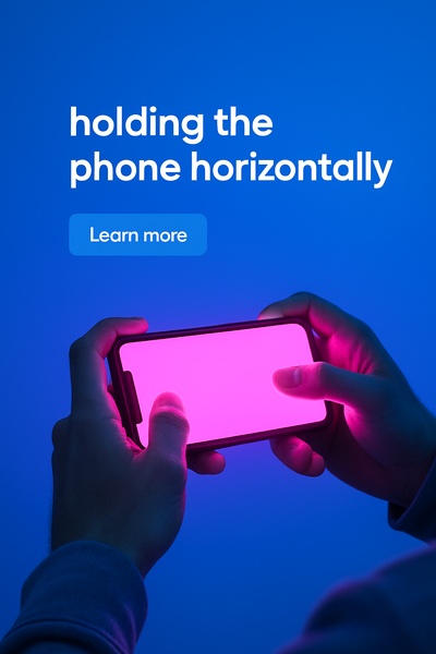 Neon Glow Phone in a Vibrant Atmosphere