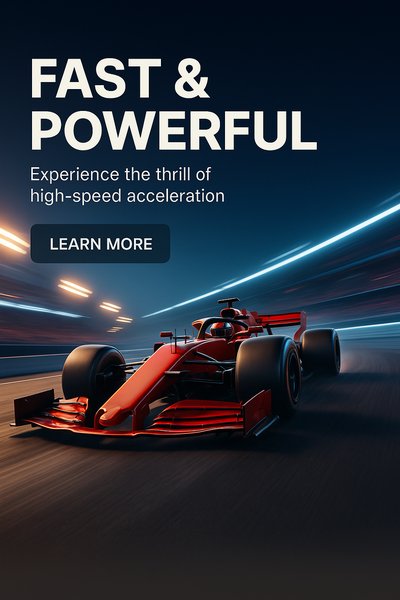 Dynamic Racing Car Image Showcasing Speed and Power