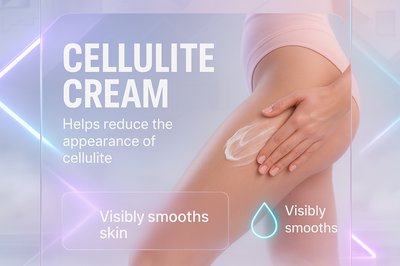 Promotional Image for Cellulite Cream with Modern Aesthetics