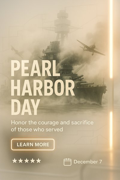 Commemorative Graphic for Pearl Harbor Day Observance