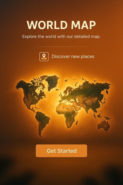 Interactive World Map for Exploration and Discovery