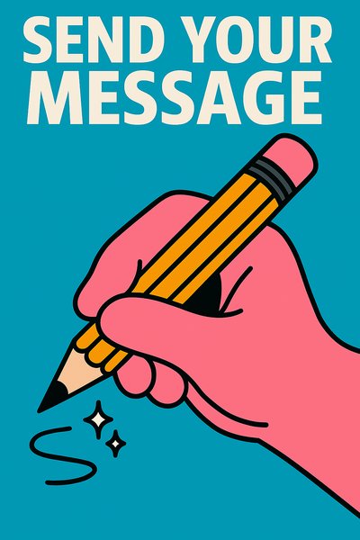Illustrative Graphic Encouraging Communication with Vibrant Colors