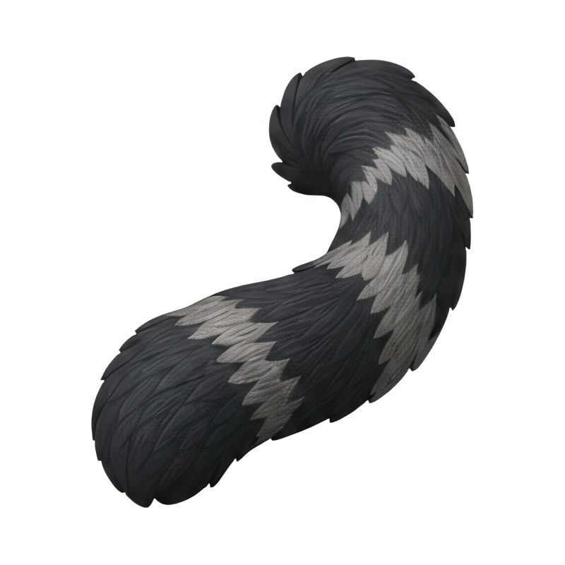 Binturong tail detail