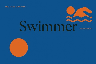 Modern Design Cover for Swimmer Book Edition