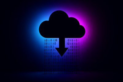 Futuristic Data Transfer Visualizing Cloud Computing Technology