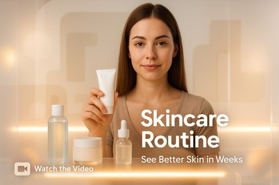Engaging Skincare Routine Video Thumbnail