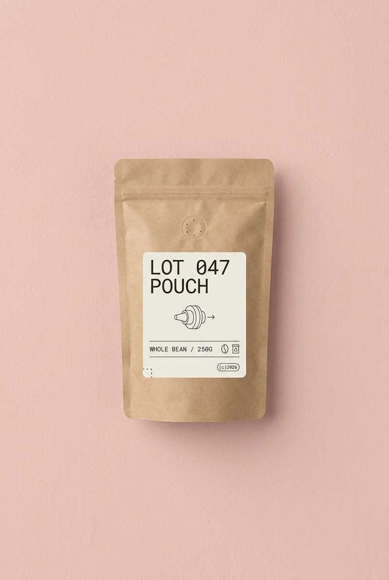 coffee pouch packaging design