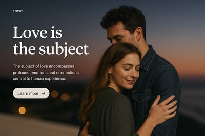 Love and Style: A Realistic Illustration for Web Design
