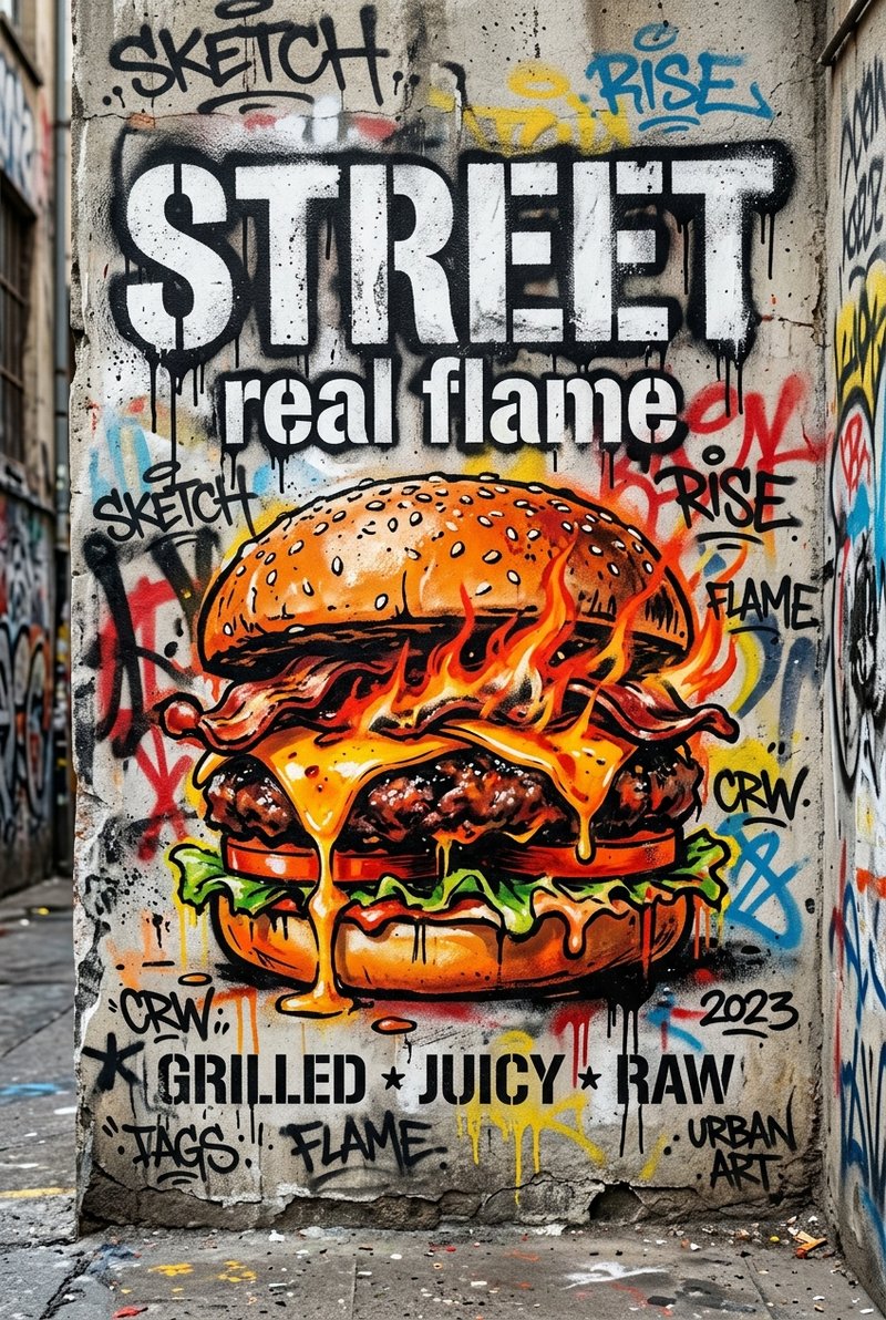 Urban graffiti art background
