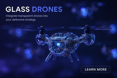 Glass Drones: A Hyperrealistic 3D Defense Innovation