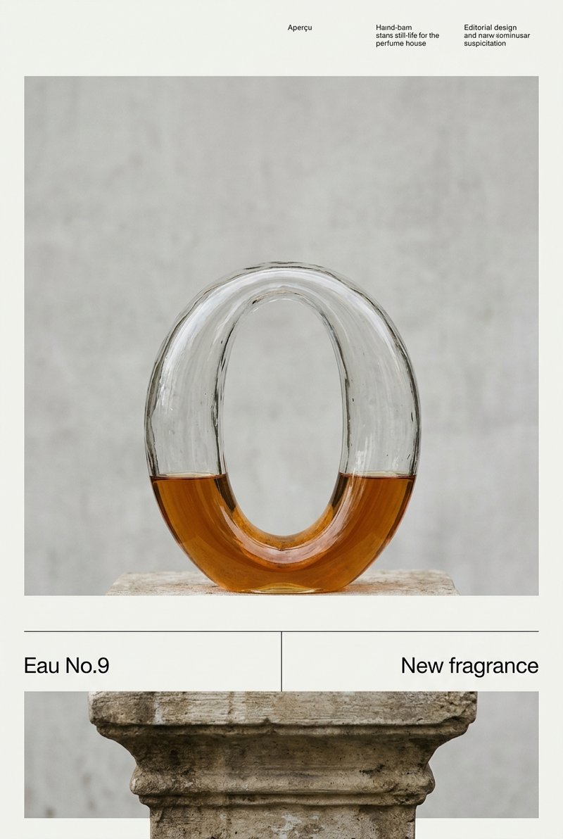 modern glass object design