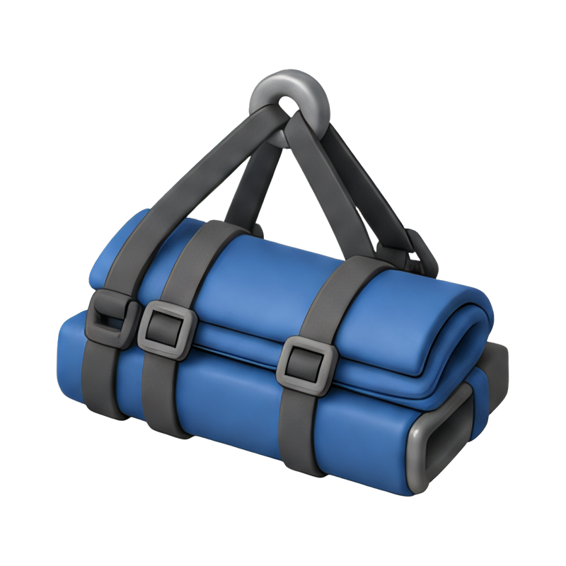 Folded portaledge for climbing