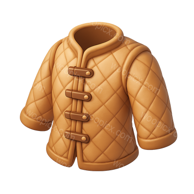 Stylish 3D Quilted Jacket Icon for Fashion Use