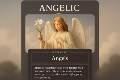 Angelic Web Design with 3D Illustration and Text Blocks