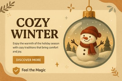Charming Boho Snowman in Christmas Bauble Design