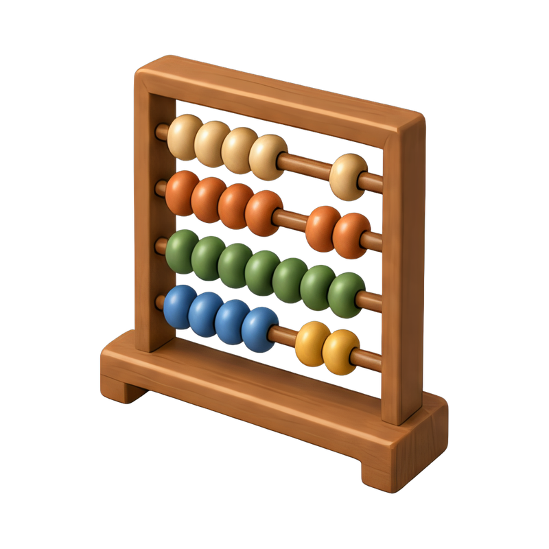 classic wooden abacus display