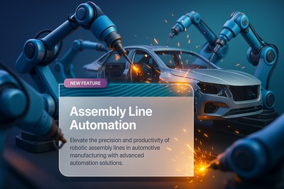 Dynamic Robotic Assembly Line in Automotive Factory