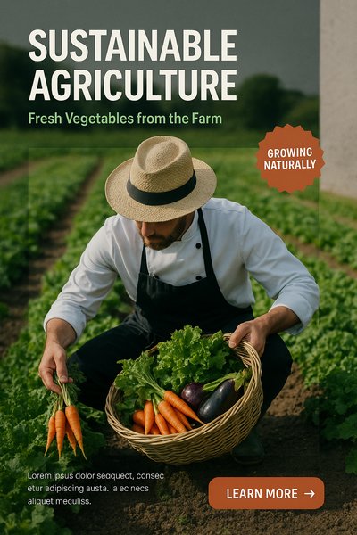 Harvesting Fresh Vegetables on a Sustainable Farm