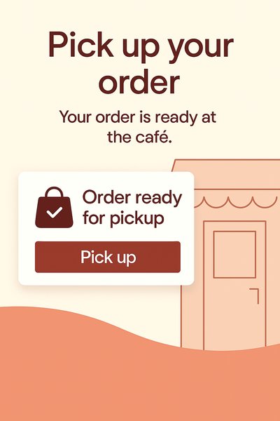 Order Pickup Notification for Café Ready