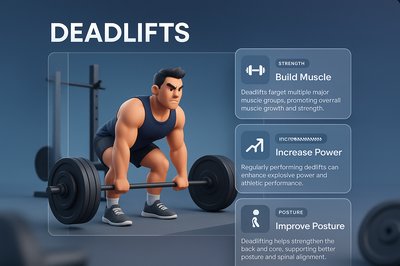 3D Illustration of Deadlifts with Informative Blocks