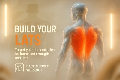 Anatomical Illustration for Back Muscle Workout