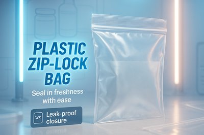 Transparent Plastic Zip-Lock Bag Product Image