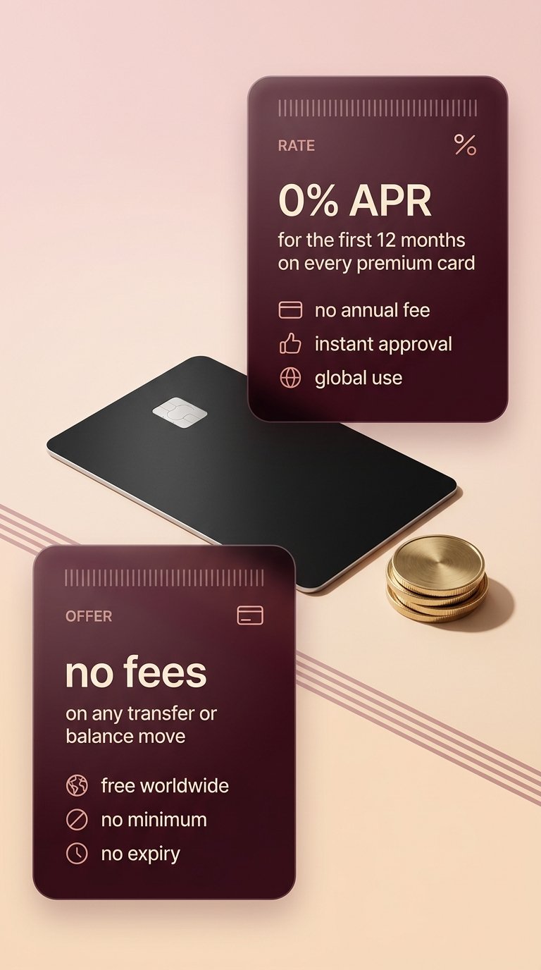 Modern editorial card design