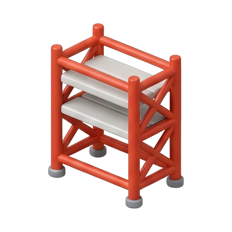 Scaffolding tower section